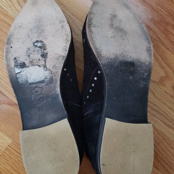 Free People Chic Aquarian Suede Studded Ankle Boot - Picture 4 of 4